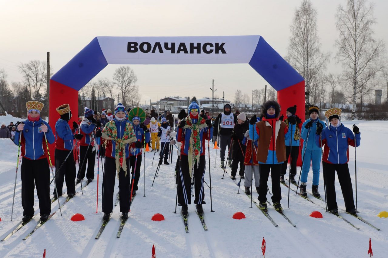 На «Лыжню России» в Волчанске вышло 165 горожан