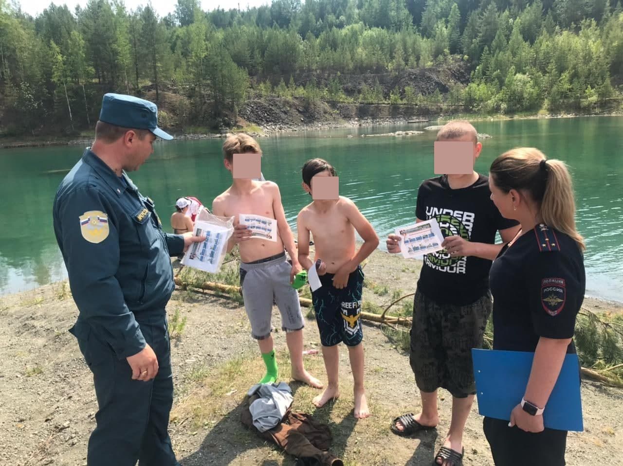 В Волчанске привлекли к ответственности родителей, чьи дети купались без присмотра