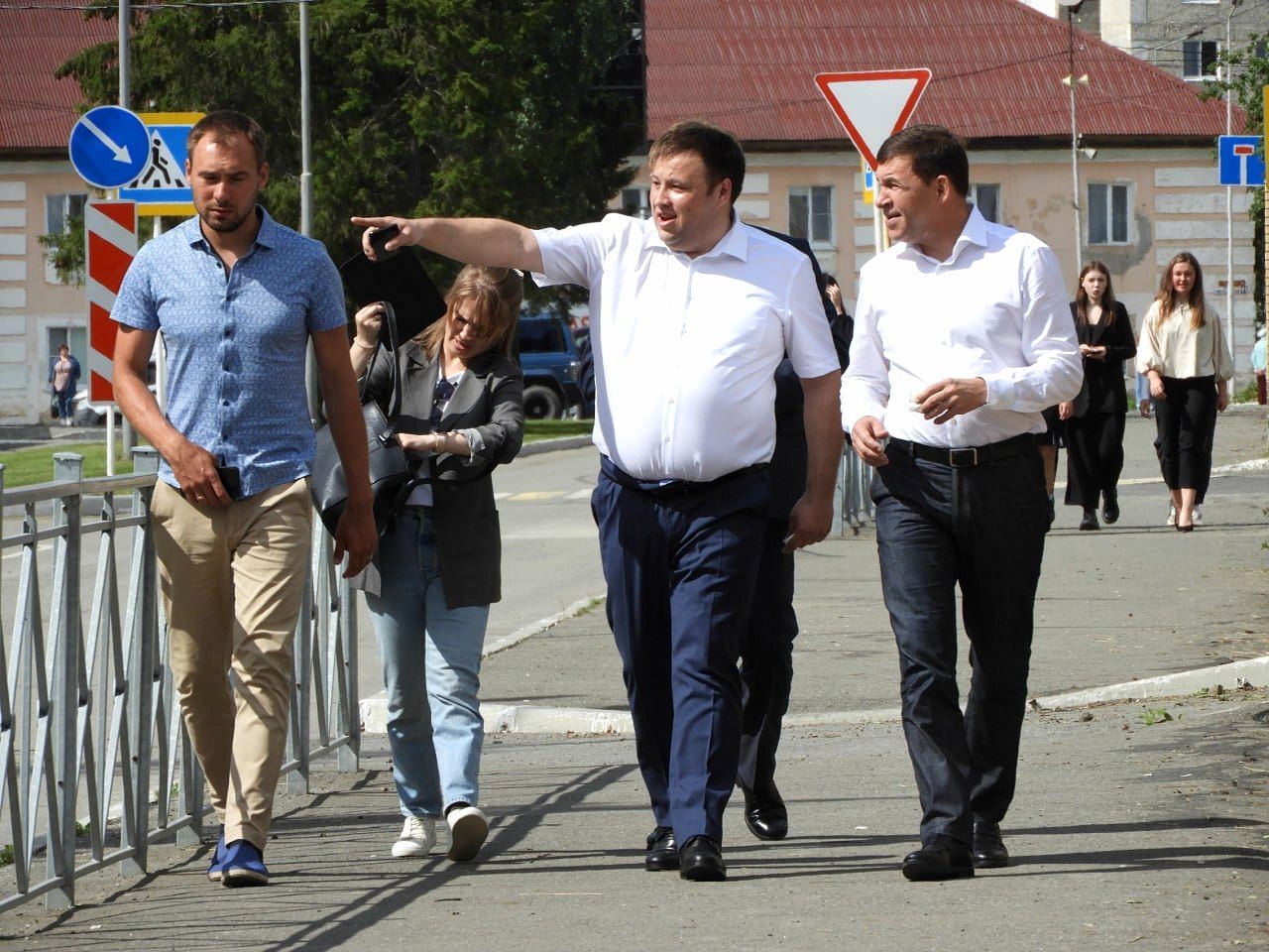 Губернатор Свердловской области Евгений Куйвашев посетил Волчанск
