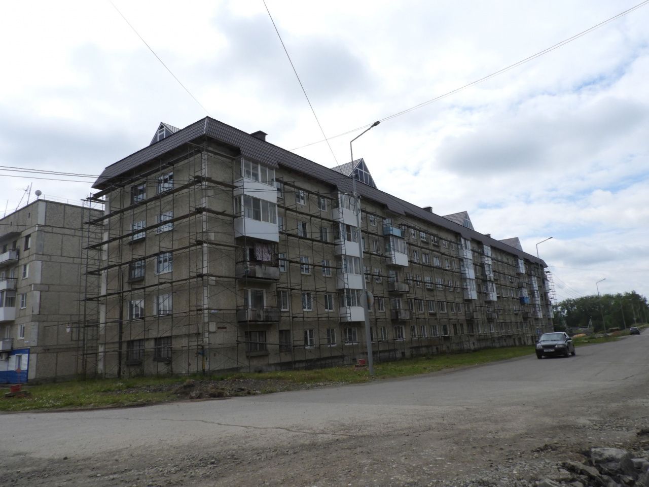 В Волчанске облицовывают дом почти за 15 миллионов рублей