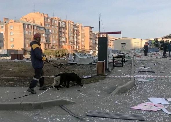 Во Владикавказе произошел мощный взрыв в супермаркете "Магнит"