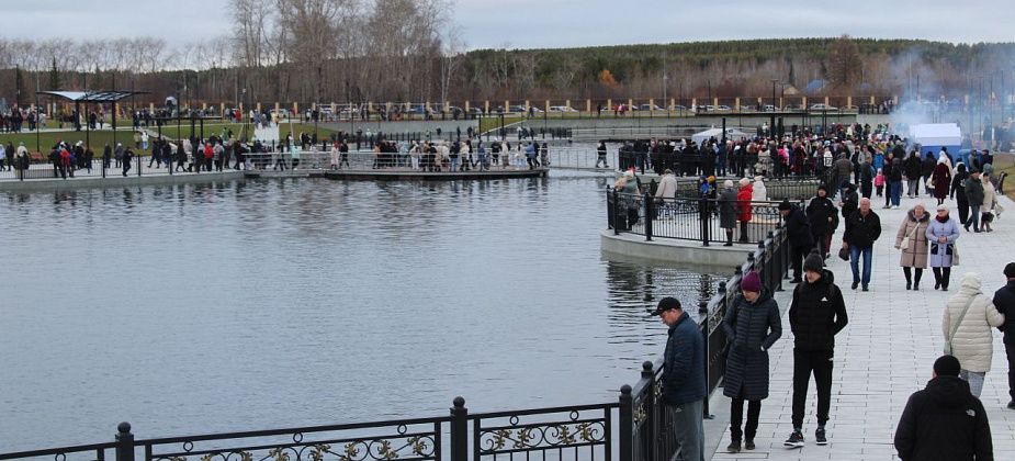 В Волчанске открыли набережную, на строительство которой было потрачено почти полмиллиарда рублей