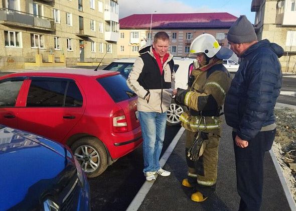 Пожарные совместно с УК проверили, как волчанцы паркуют свои автомобили