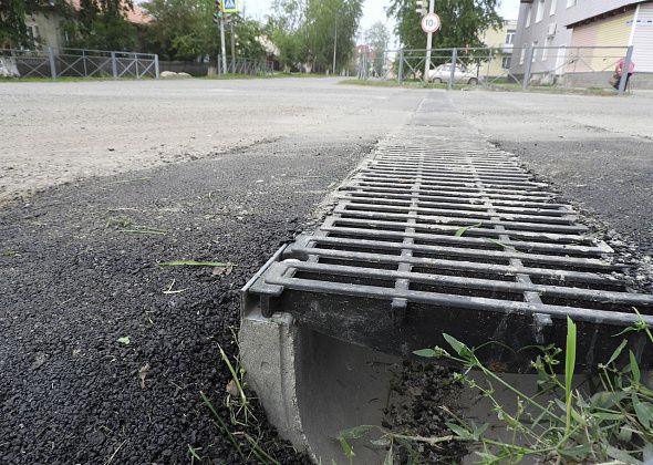 На устройство водоотводных лотков на улицах Волчанска заложено более 15 миллионов рублей