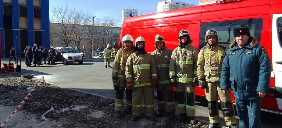 Волчанские пожарные заняли призовое место в областных соревнованиях МЧС России