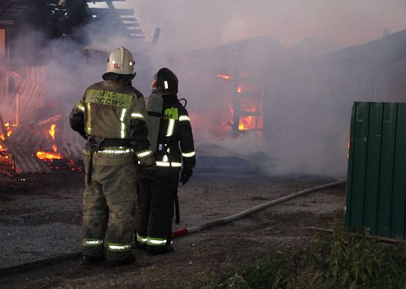 Сегодня в Волчанске горел частный дом. Погиб человек