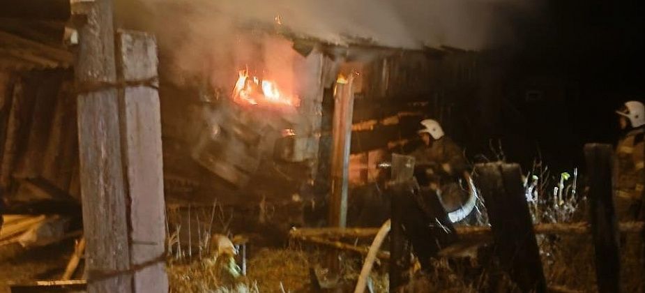 В северной части Волчанска горела частная баня. Ее хозяин получит штраф