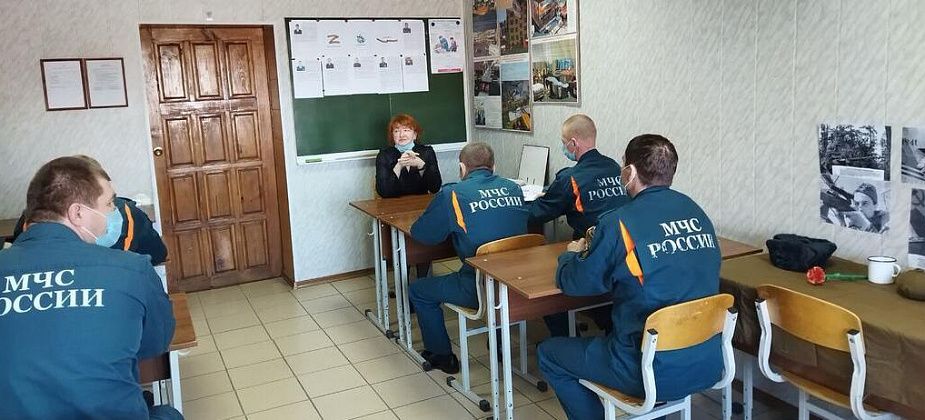 Волчанскую ПСЧ посетила ветеран пожарной охраны