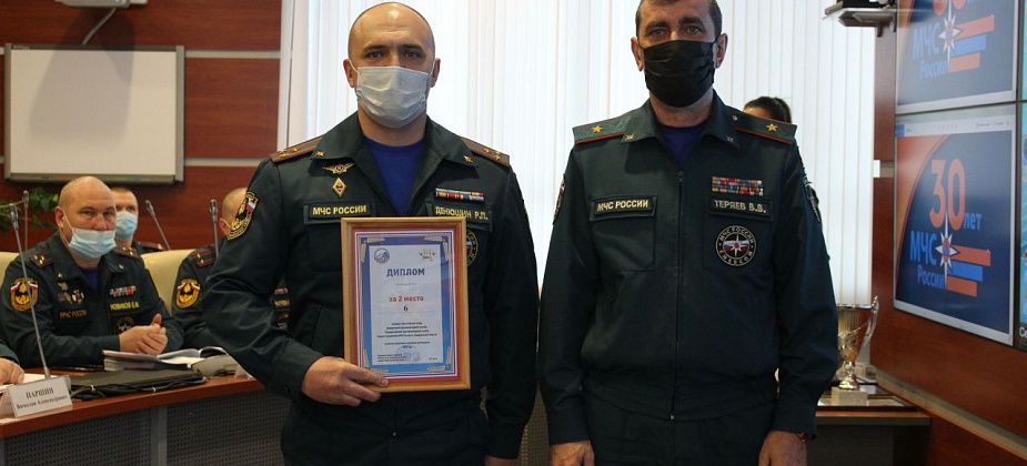 Наши пожарные стали вторыми в области