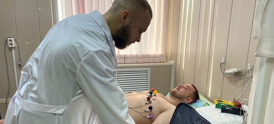 В волчанской больнице появился новый, современный электрокардиограф