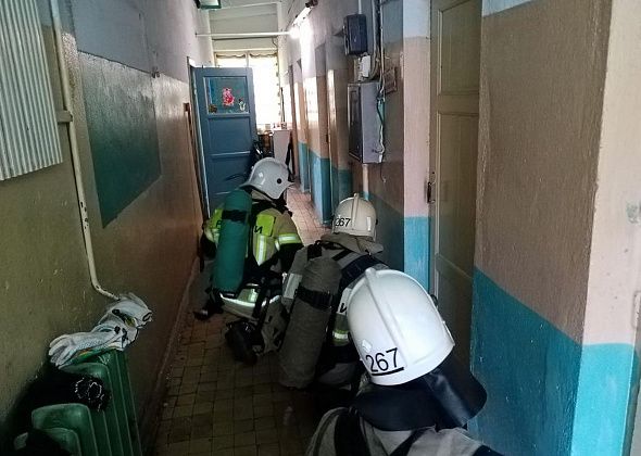 Волчанские пожарные тренировались на "очистных сооружениях"