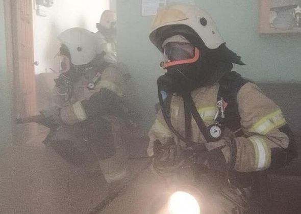 В Волчанске импровизированное возгорание тушили пожарные из трех городов
