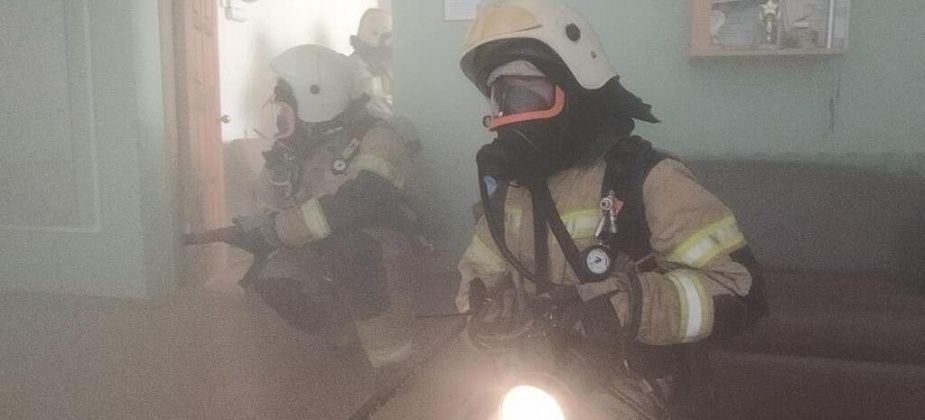 В Волчанске импровизированное возгорание тушили пожарные из трех городов