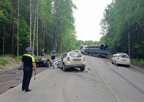 На трассе рядом с Волчанском в ДТП пострадали три человека, в том числе ребенок