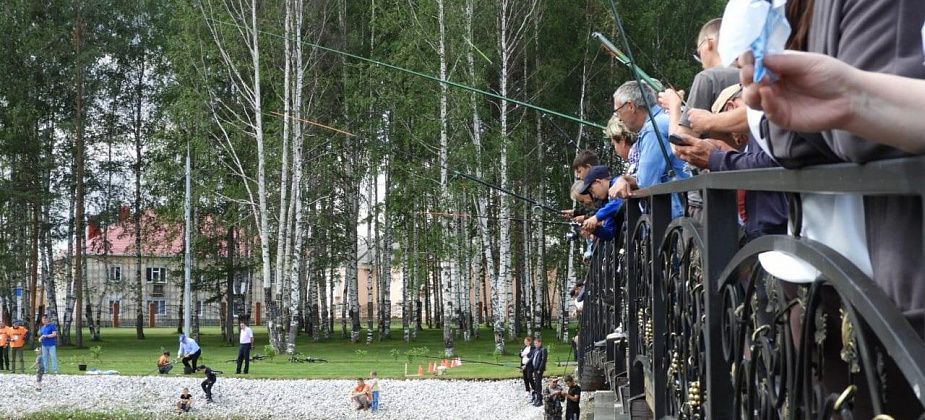 В волчанском парке прошли вторые соревнования по рыбной ловле